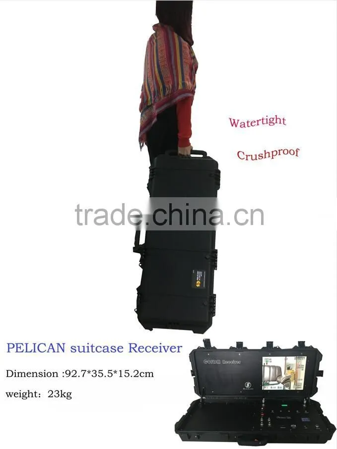 COFDM military Receiver with monitor Ground Control Receiving Station