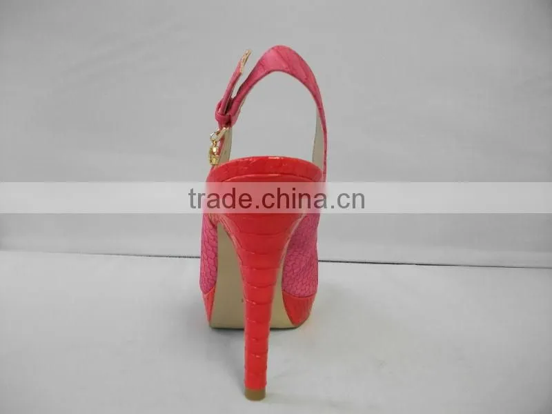 Elegant beautiful ladies open toe sandel fahion high heel shoes