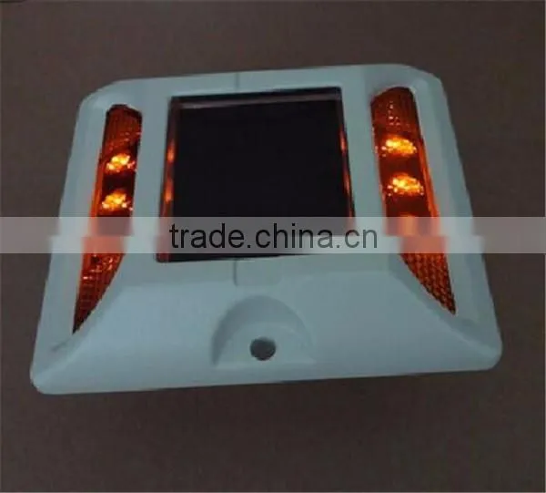 Flashing 3M Cat Eye Aluminum LED Solar Crosswalk Reflector