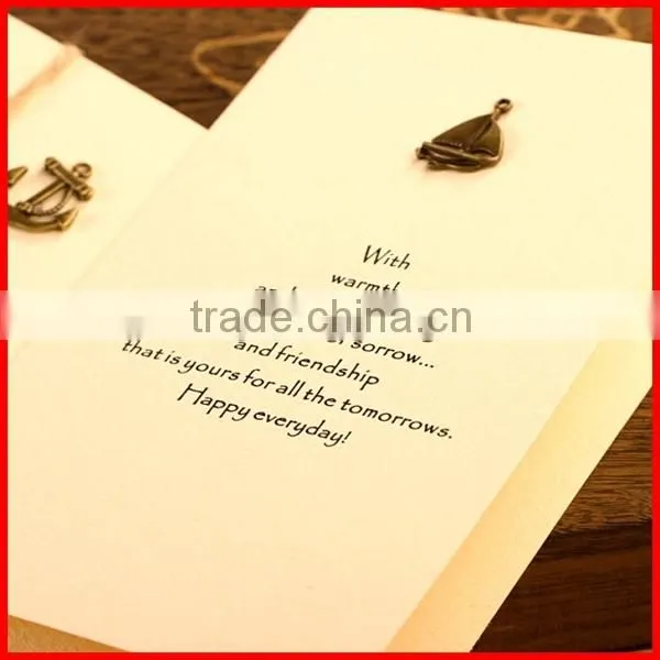 New Creative Unique Custom Korea simple design wedding cards 2014