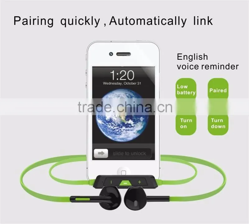 Stereo Sport headset mutimedia in-ear earphone, manufacturer price