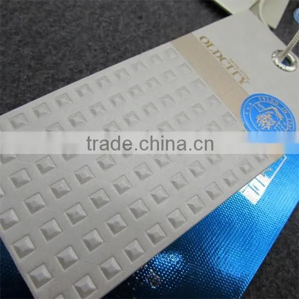Full Square Embossed Tags For Clothing