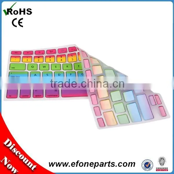 Hot seller for macbook keyboard cover, keyboard cover for macbook, for macbook pro keyboard cover with low price