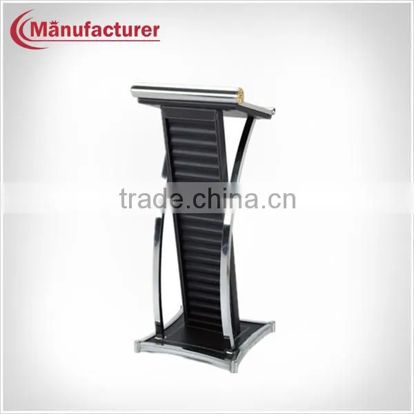Hotel Metal Consult Platform Floor Standing Lectern/Public Address Lectern Pulpit