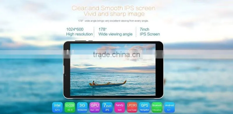 2016 new Original Teclast X70 R 3G tablet Android 5.1 7 inch IPS Retina Screen Intel X3-C3230 64bit Quad Core 1GB RAM 8GB ROM