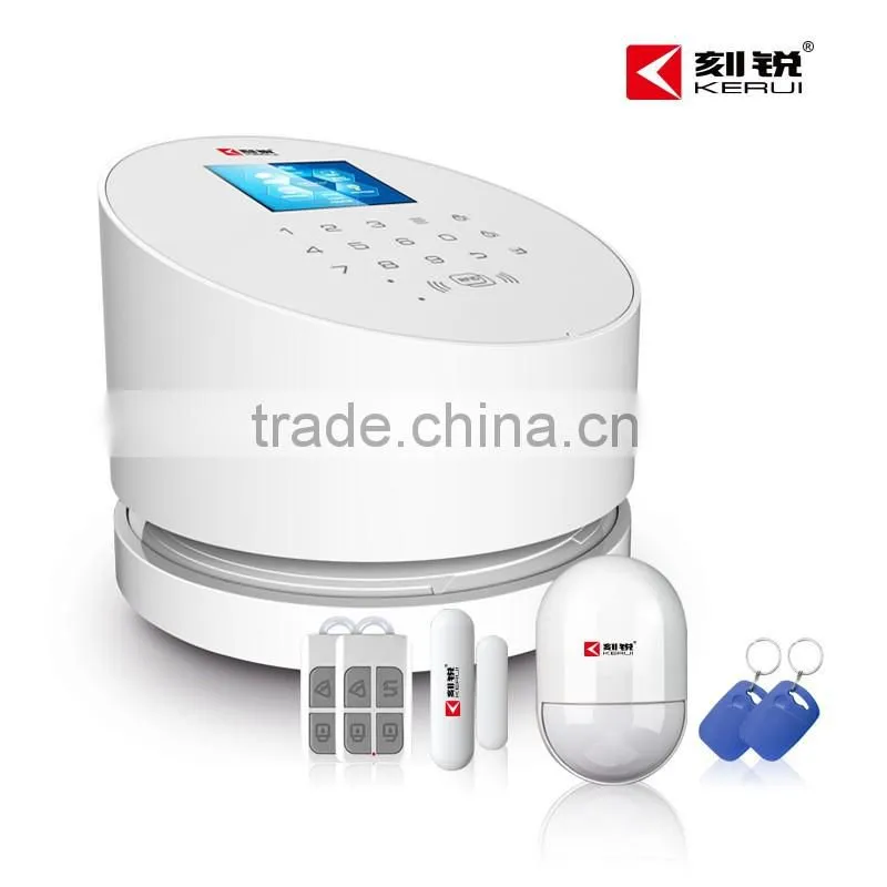 2.4 TFT WIFI/GSM/PSTN 3-in-1 Alarm System KR-W2