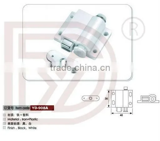 Iron+Plastic Single Door Catch