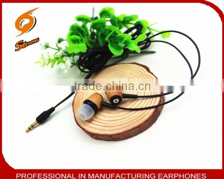 Hot SaleWooden Earphones ,Custom Earphones In Bulk,