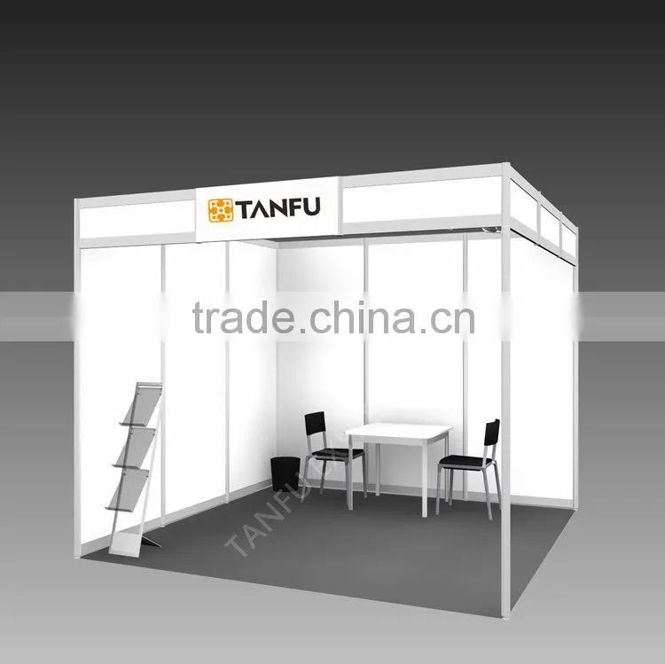 3x3 or 10x10 Shell Scheme Display for Expo or Trade Show from TANFU