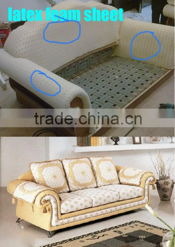 Rubberized Coir Hotel Bedroom Bed Natural Dunlop Latex Layer Latex Topper
