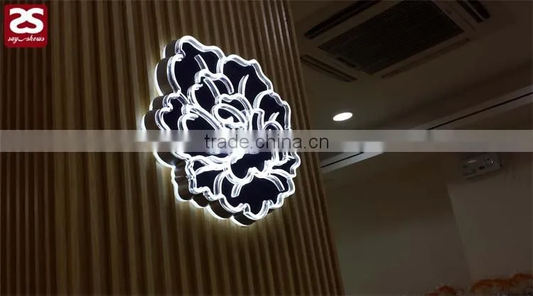 Factory Direct Sale Top Quality acrylic 3d letter sign illuminated led board
