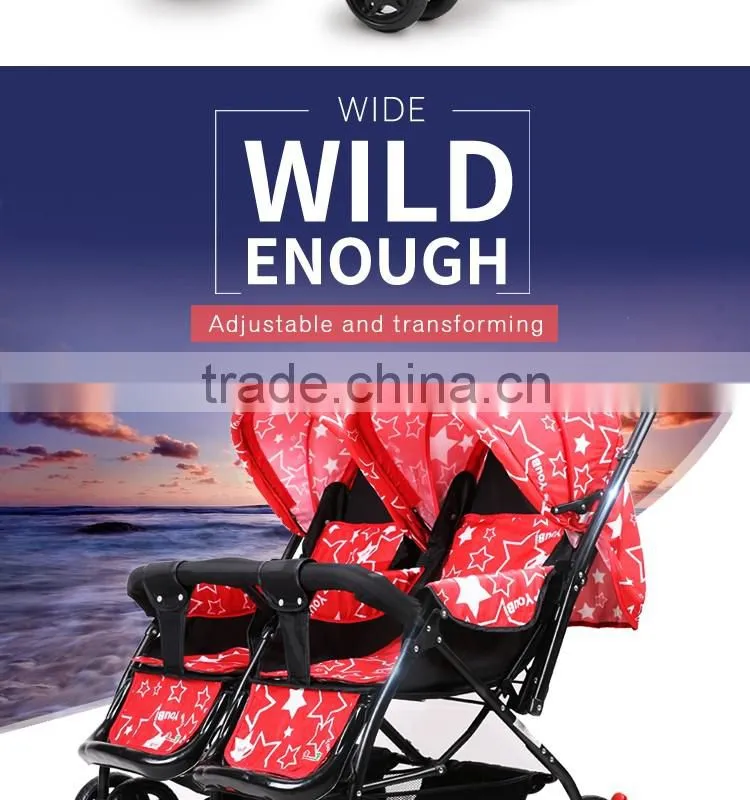 Mother See Baby Twins Stroller/Double Stroller /Twins Carriage /Double Pushchair