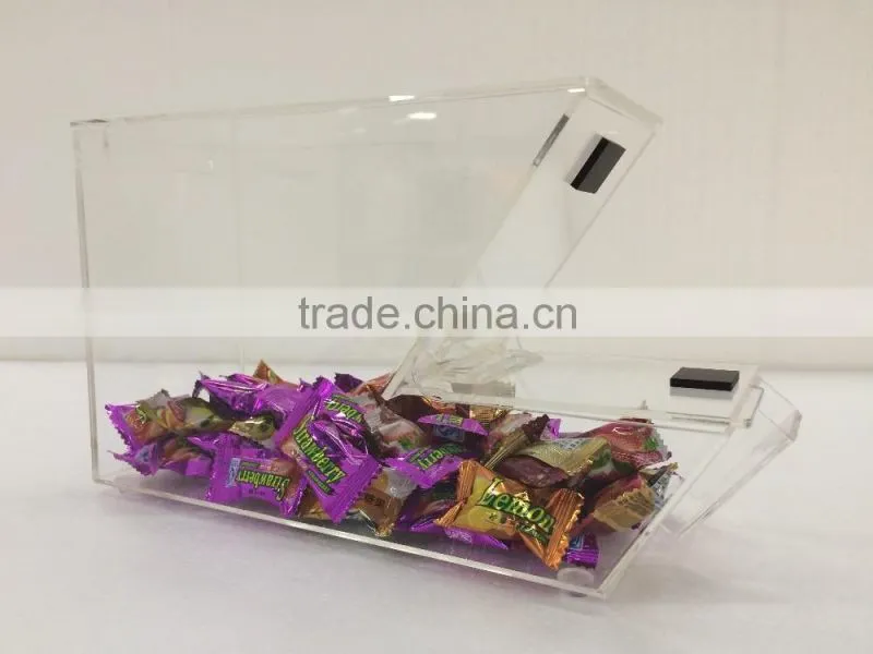 Classical acrylic candy box,candy bin display R160416