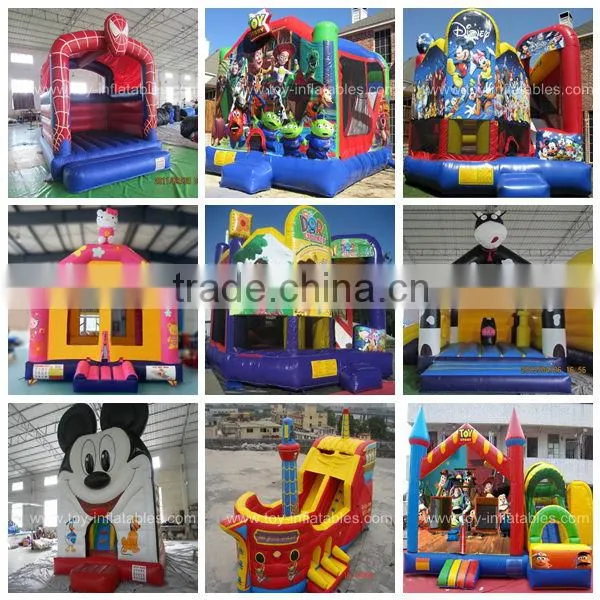 Hottest cheap inflatable jumping castle with slide