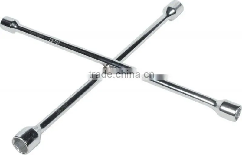 Cross Wrench Silver Zinc Wrench