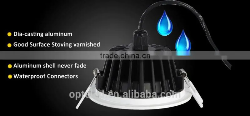 Waterproof recessed Samsung LED downlight 12W 15W