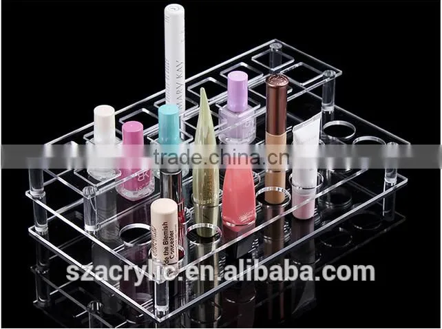 Acrylic Lipstick display box cosmetic holder