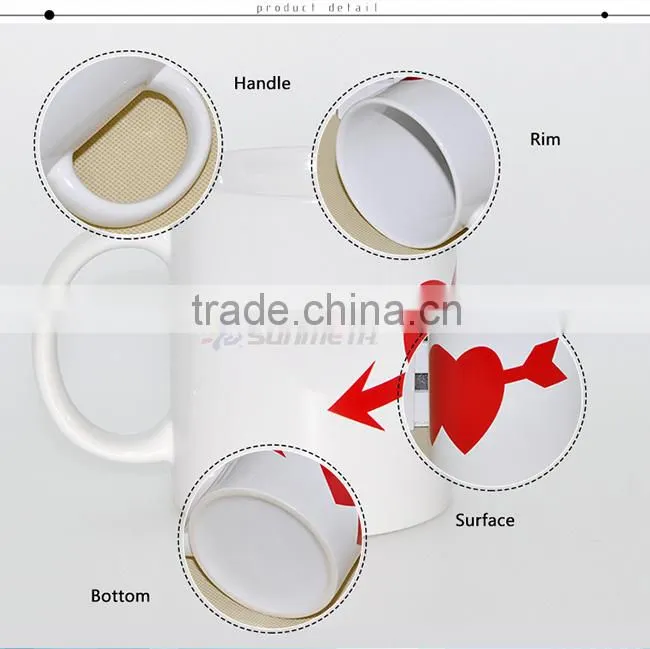 Sublimation Coated Ceramic Magic Mug, Yiwu Factory Directly Supply( SKB-05Z)