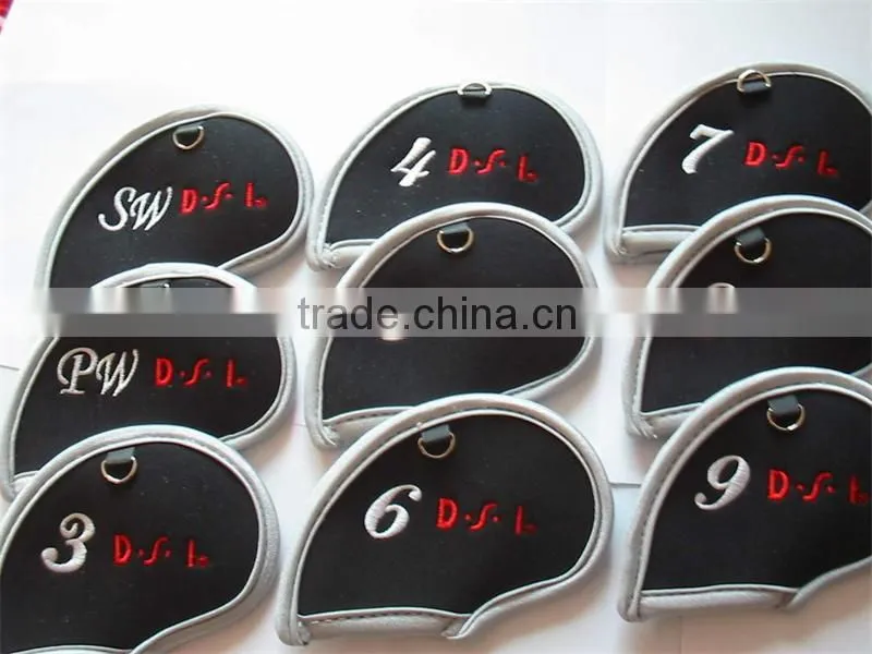 Protective neoprene golf club sleeves