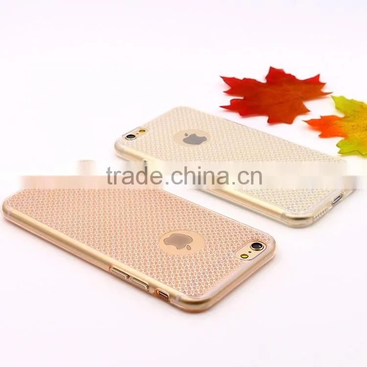 2016 New arrival luxury bling glitter shining soft tpu cases for iphone 6