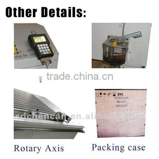 OEM Chencan 1325 CNC Router with 4th rotary axis CC-M1325BG