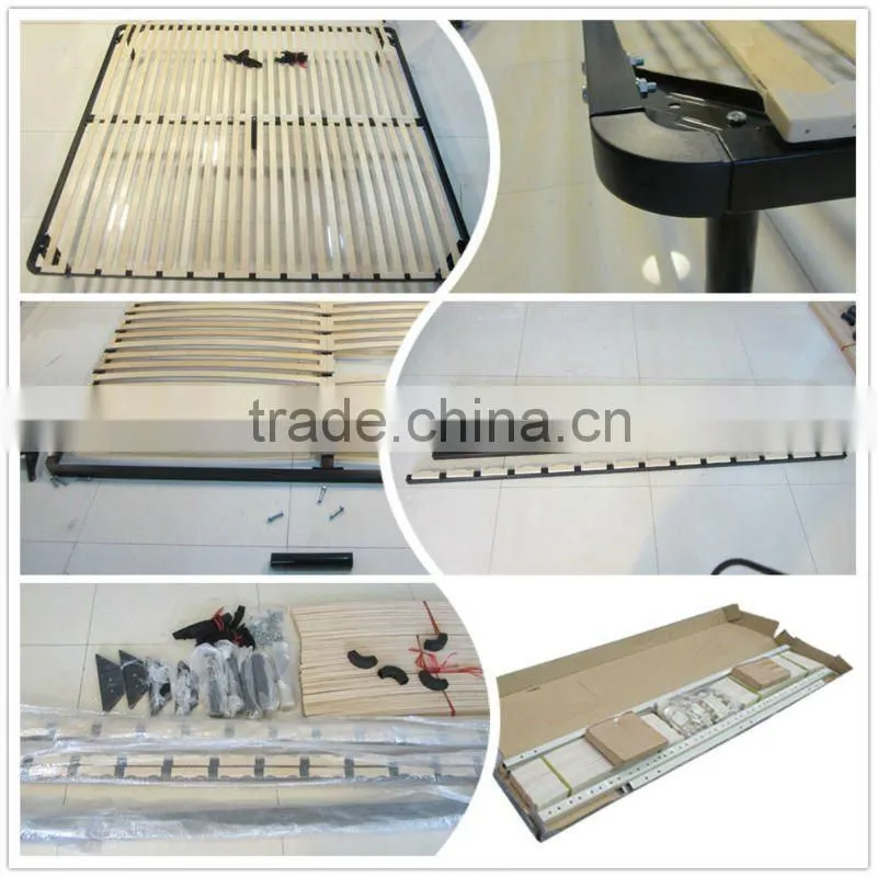 slat bed base - mattress support frame -- metal bed base