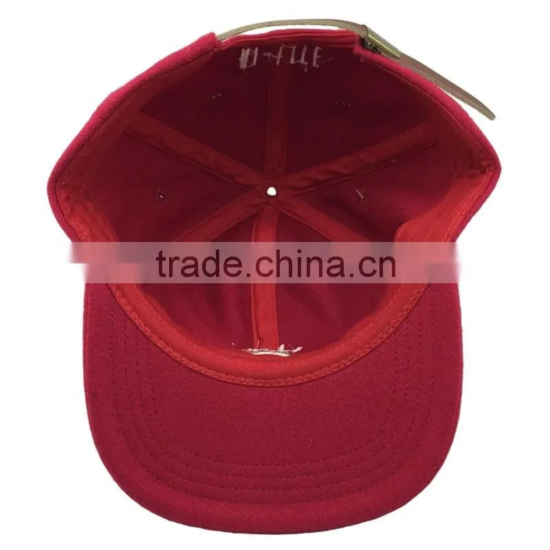 High quality custom red color soft 6 panel corduroy baseball blank cap bulk sale
