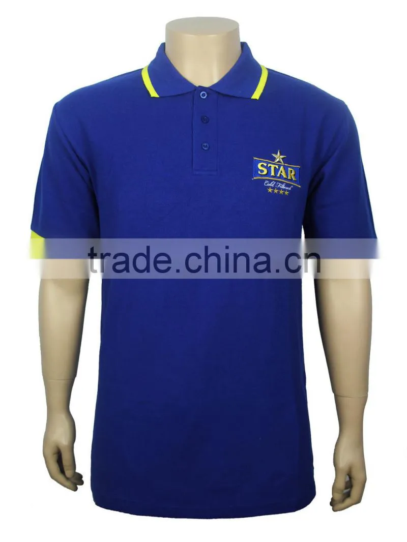 Full size printing men polo t-shirt