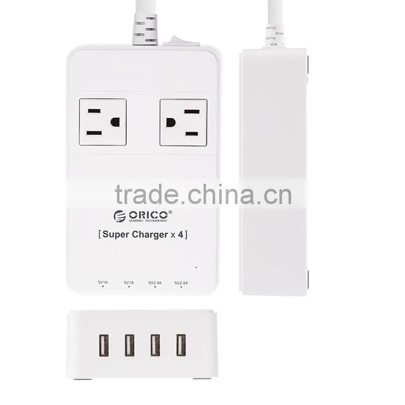 2015 new product US power extension cord/Smart Power Strip with usb charging ports