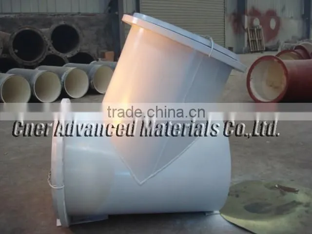 Ceramic Lined T-Pipe, Tee Joint For Mining
