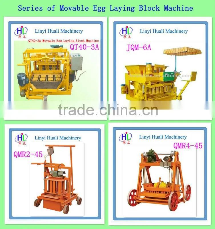 Building construction materials QT40-3A manual brick laying machines