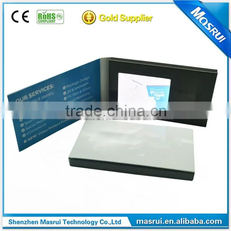 video brochure card module /lcd brochure module /lcd screen brochure module