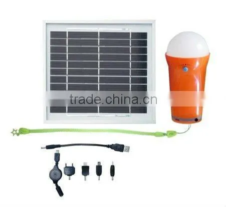 3W rechargeable solar camping light charged by sun portable led solar lantern with USB port solar lighting system ceiling light