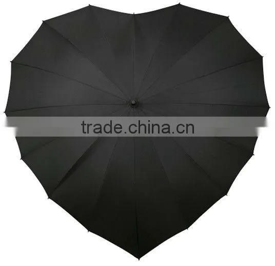 Frilled Heart Shaped Umbrella
