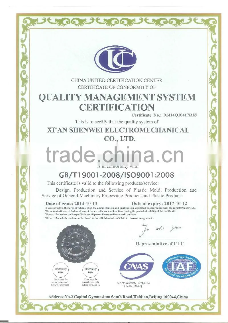OEM thick vaccum forming ABS plastic shell for machine