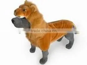 plush brown tiger pet coat dog clothes cat coat plush tiger pet cosplay costome plush pet clothes dog costumes cat cosplay coat