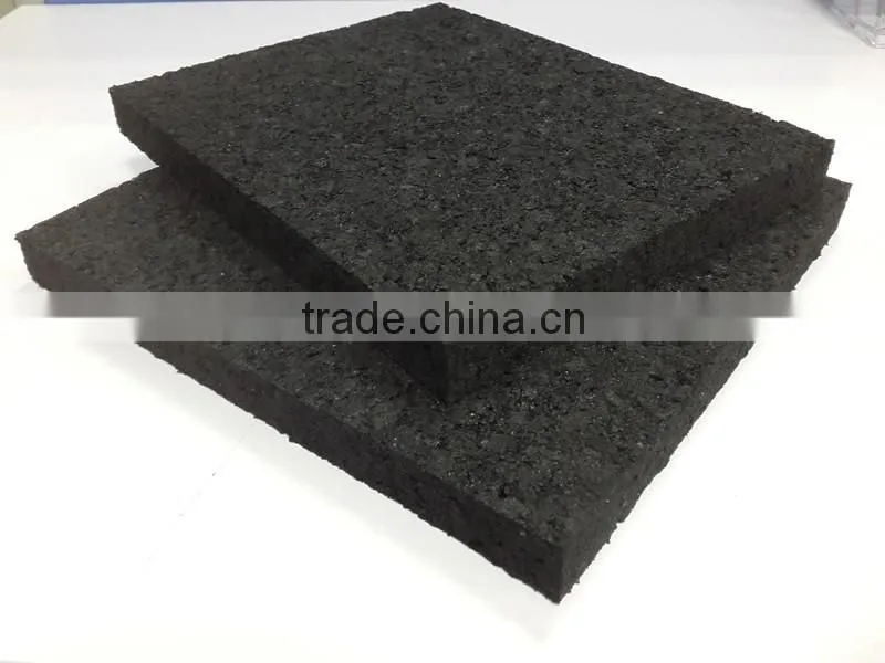 Barrier Vibration Dampening High Density Black Rubber Foam