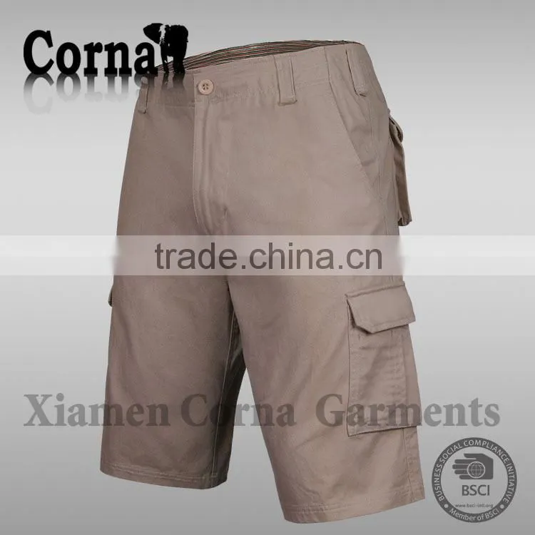 Wholesale fashion mens sport khaki short pant polyester cotton baggy anti-pilling pants