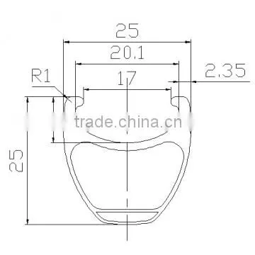 Cheap custom no deformation carbon 16-36H 26er mtb bike rim