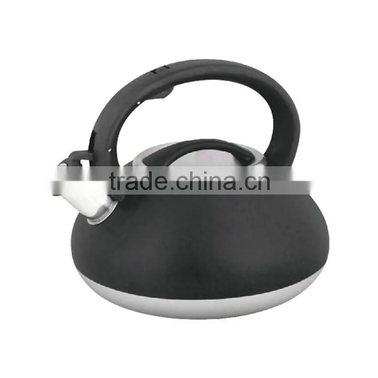 Single bottom or capsulated bottom non-electric collapsible tea kettle whistling water kettle