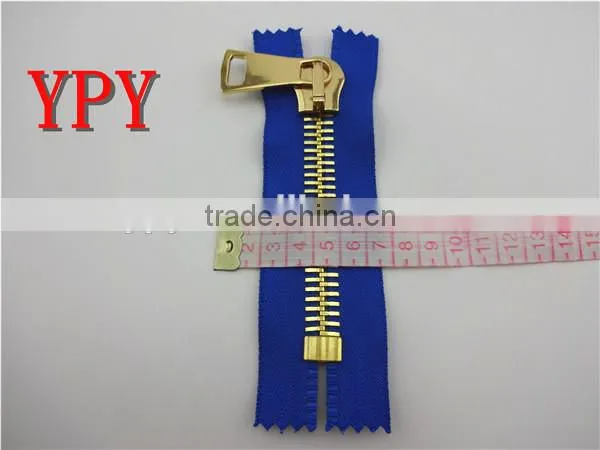 close end large metal zipper with factory price