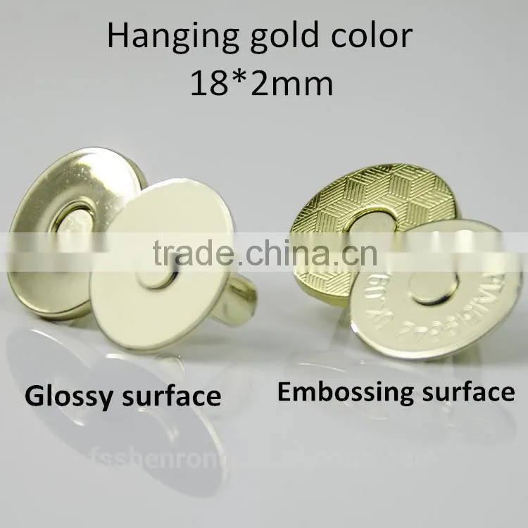 Factory Outlets cheap customized nickel round rivet magnetic button