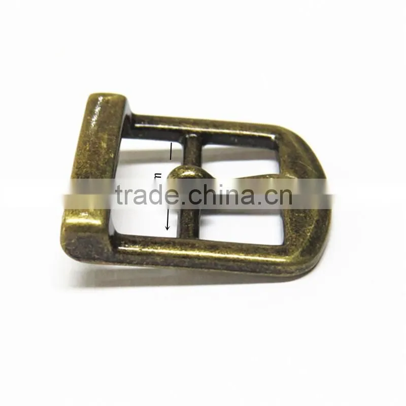 Custom Antique Brass Dog Collar Metal Buckle