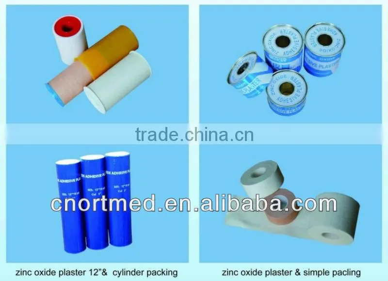 cotton/silk cloth zinc oxide adhesive plaster