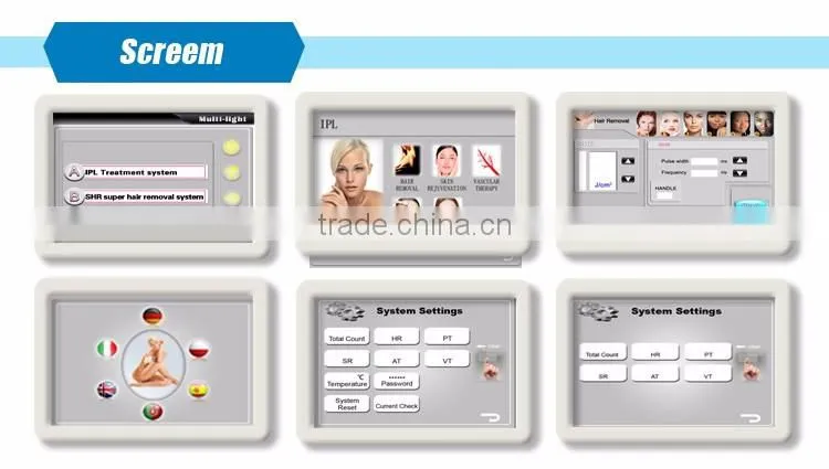 CE approved most-effective intense pulsed light shr ipl machine for fast hair removal