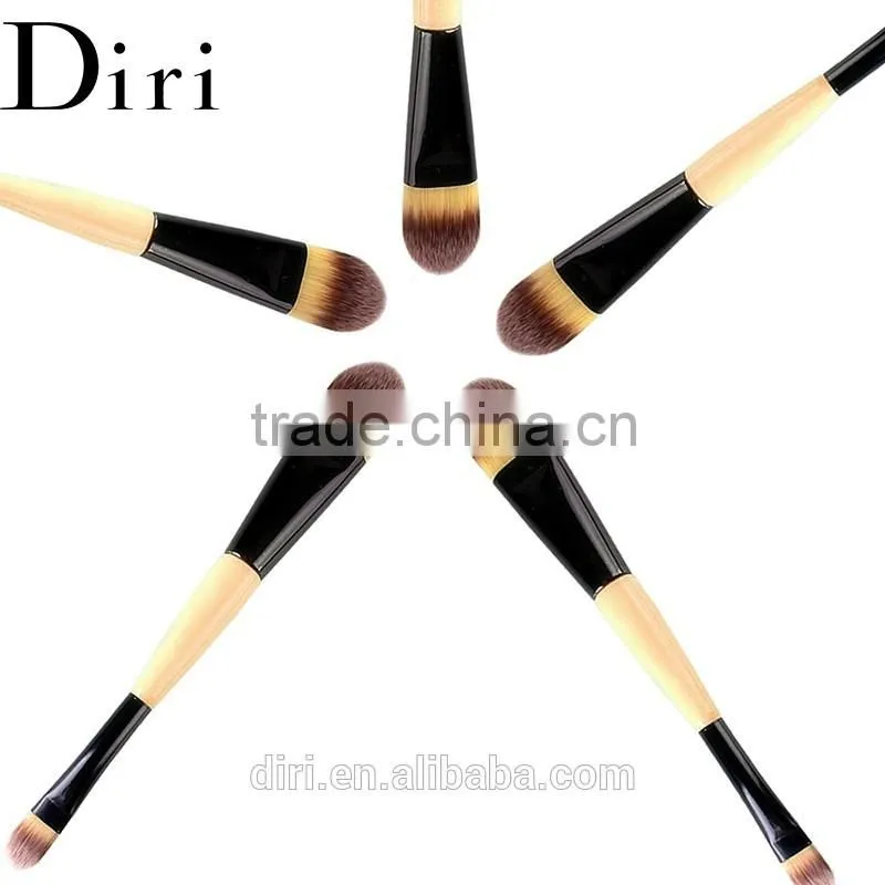 Double Ended Tapered foundation and concealer cosmetic Brush