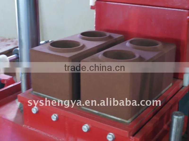 hydraulic manual clay brick machine,intelocking brick machine,concrete/cement block machine(SY1-25)