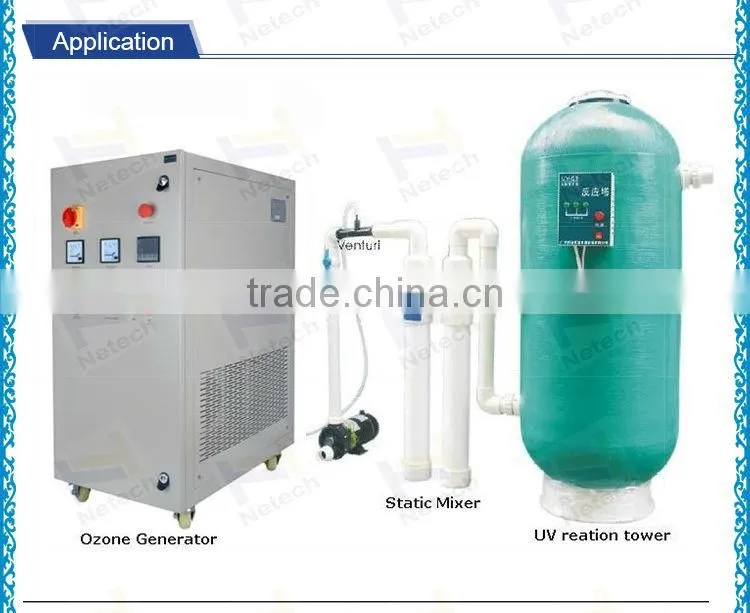 Cost saving PVDF venturi injector / venturi mixer / venturi gas mixer for water treatment