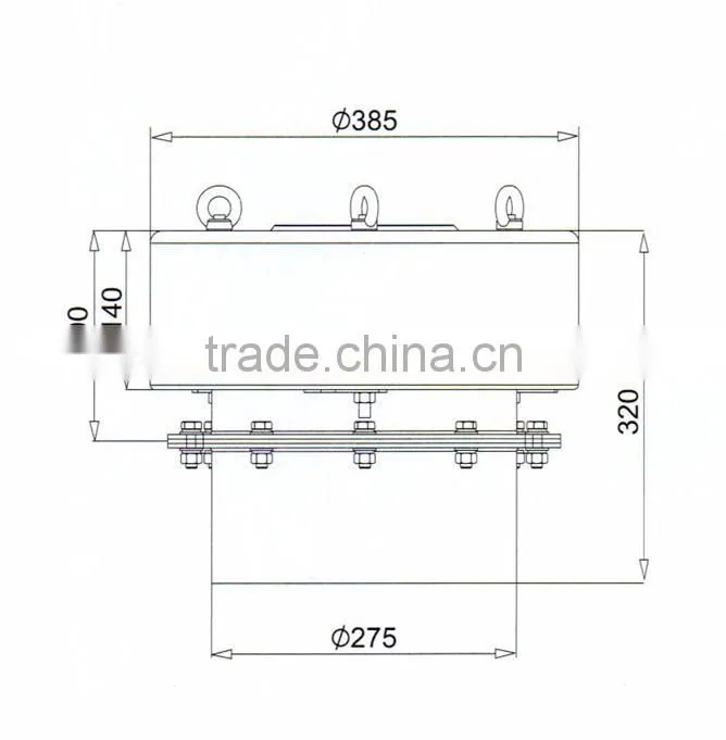 High reliable pressure relief valve used in cement silo