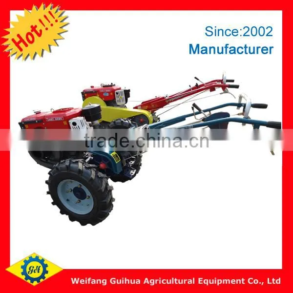 12hp electric start farm use new walking tractor
